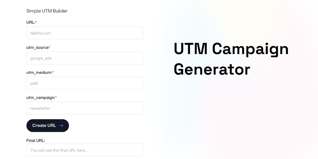 UTM Code Generator: Simple Builder for UTM Campaigns | Product Hunt