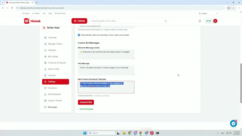 Hstock.ai screenshot 1 (video preview)