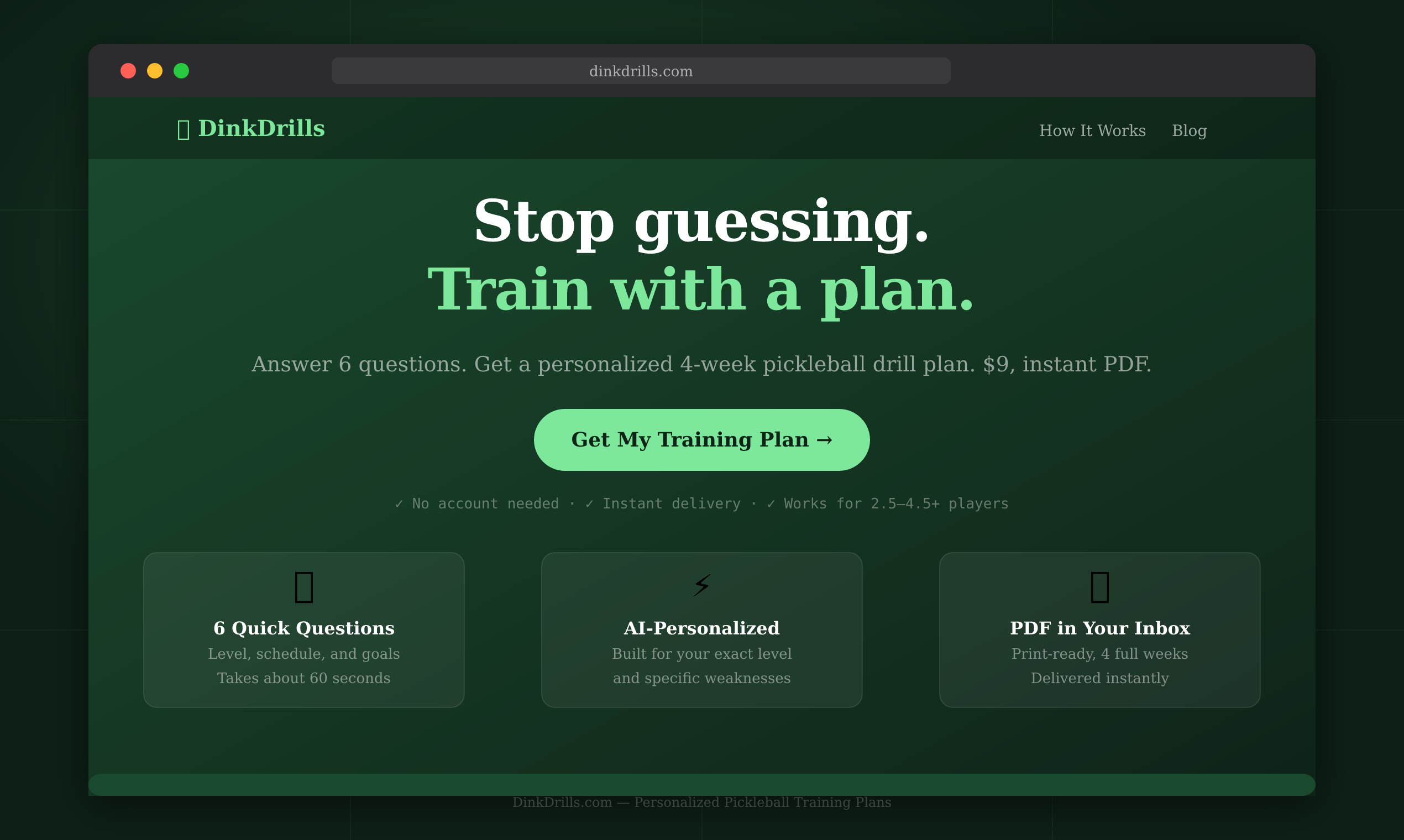 DinkDrills - Pickleball Training Plans media 1