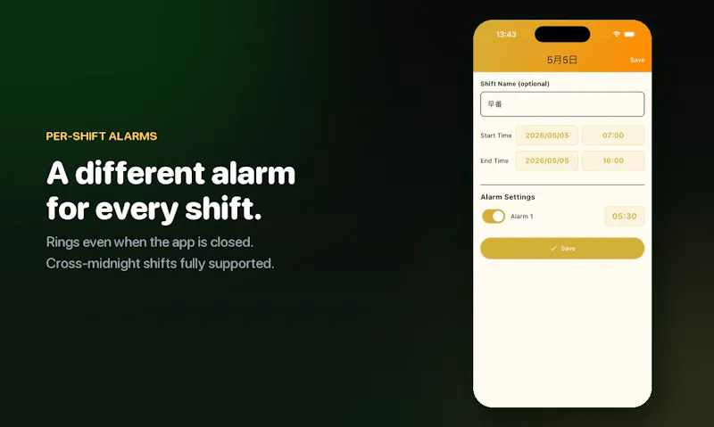 Shift Calendar & Alarm screenshot 2