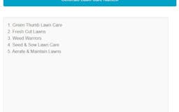 Lawn Care Name Generator media 2