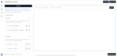 BuildMeACoverLetter gallery image