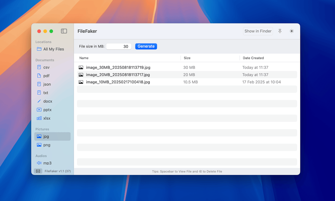Mídia 5 de FileFaker