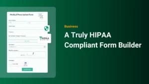 Bentuk pematuhan HIPAA oleh 123FormBuilder