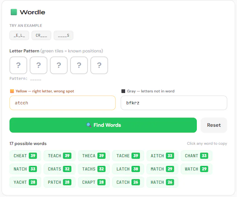 ClueSolver.io screenshot 2