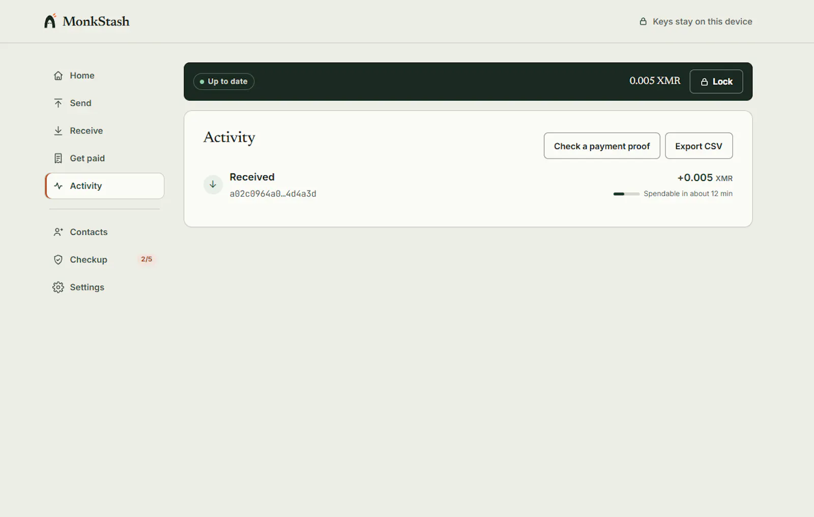 MonkStash screenshot 2