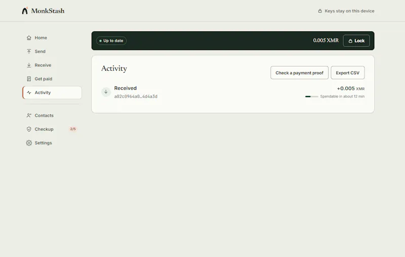 MonkStash screenshot 2