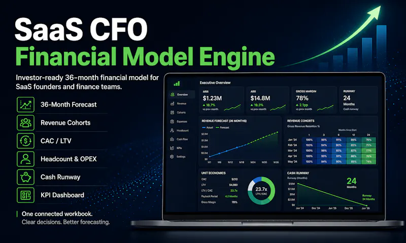 SaaS CFO Financial Model Engine-Investor screenshot 1