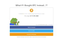 WHAT IF I BOUGHT BTC INSTEAD....? media 1