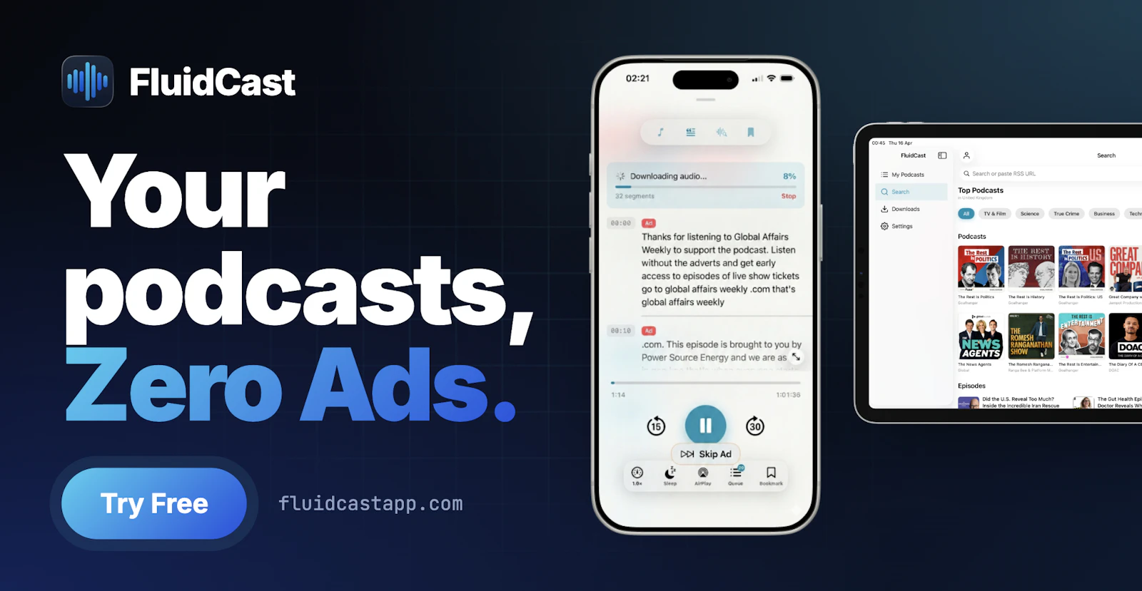FluidCast: Podcast Player screenshot 4