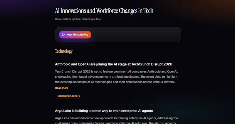 RecentBrief screenshot 4