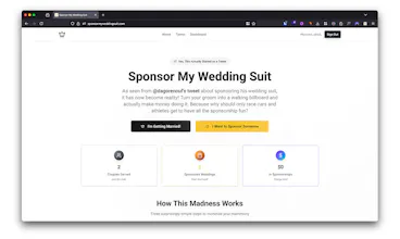 Sponsor My Wedding Suit gallery image
