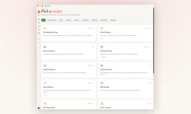 Routines screenshot 5
