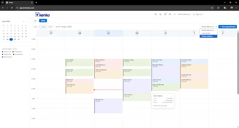 Kenko Scheduling screenshot 5