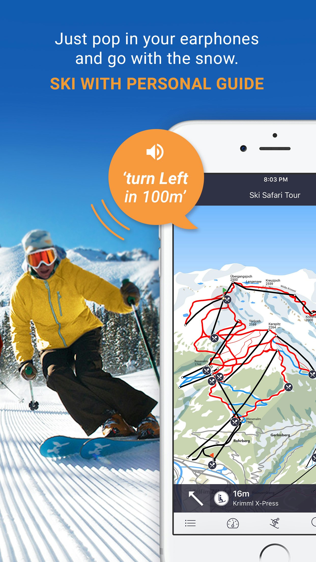 SKADI Ski Audio Guide, Adventure Game & Quest gallery image