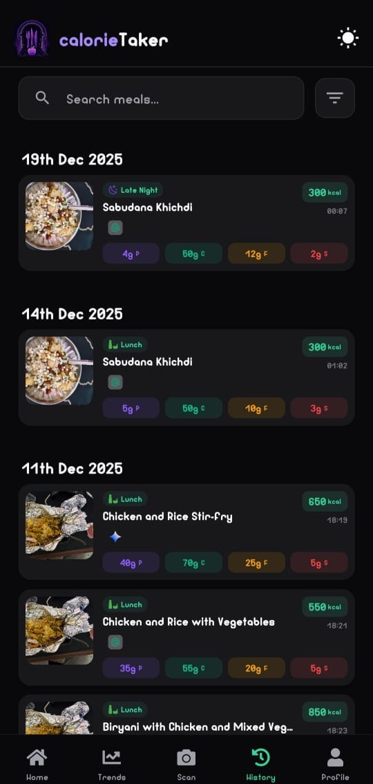 CalorieTaker — AI Nutrition gallery image