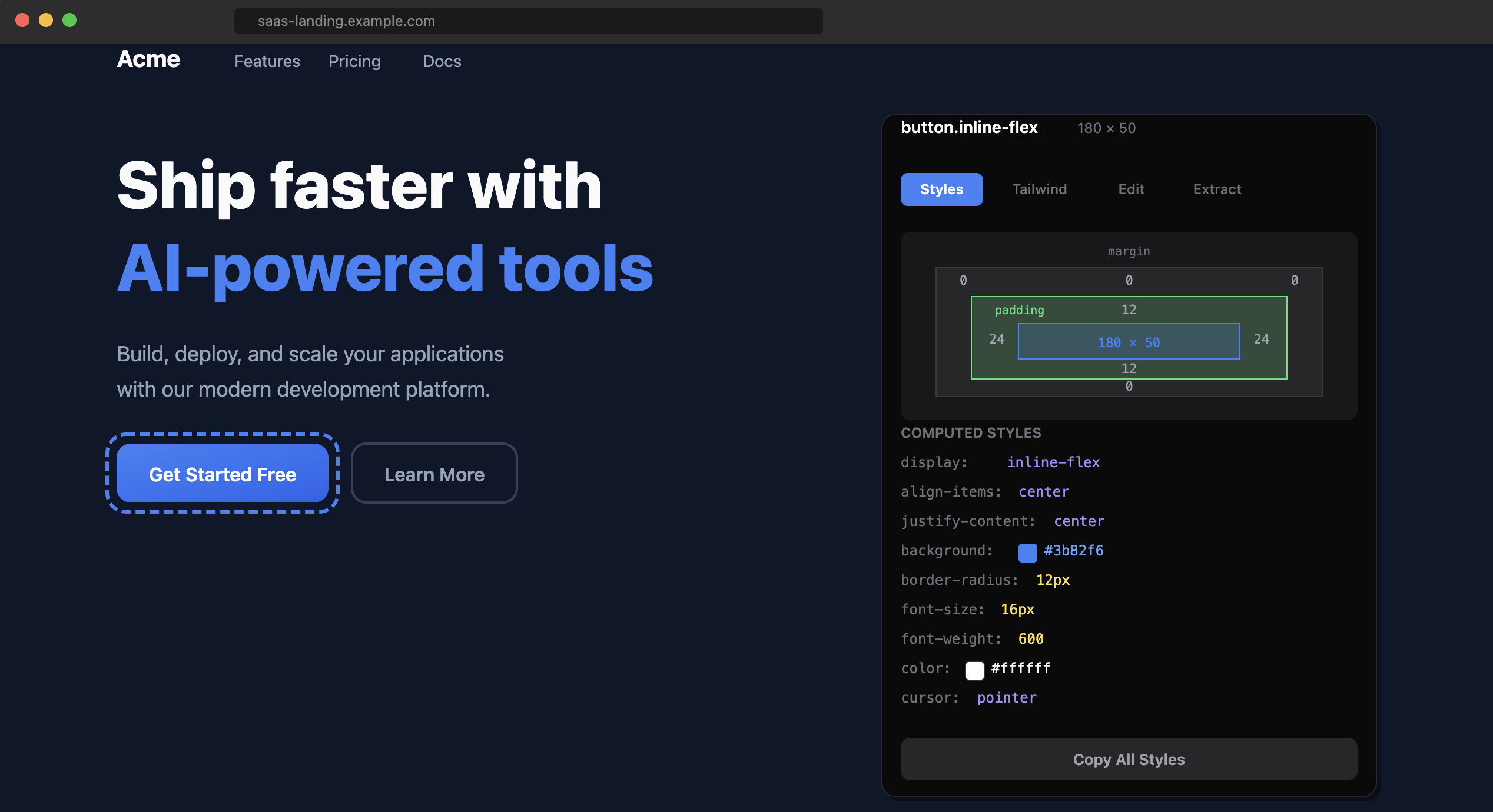 Atoms - Screenshot 2 showing product features and functionality