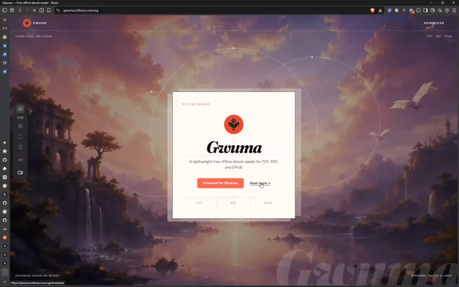 Gwuma screenshot 1 (video preview)