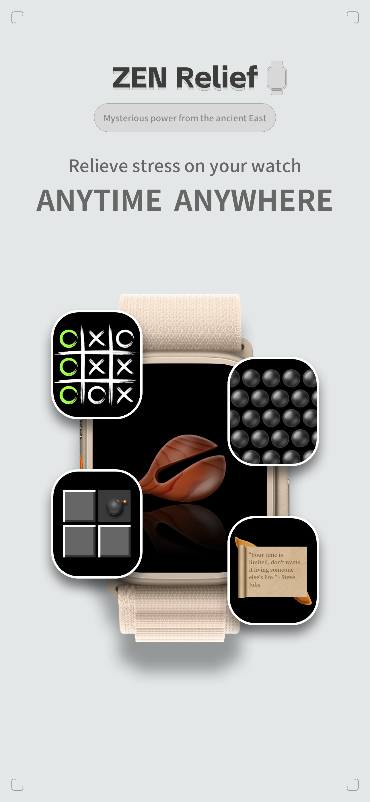 ZenRelief: Relaxing iWatch Games media 1