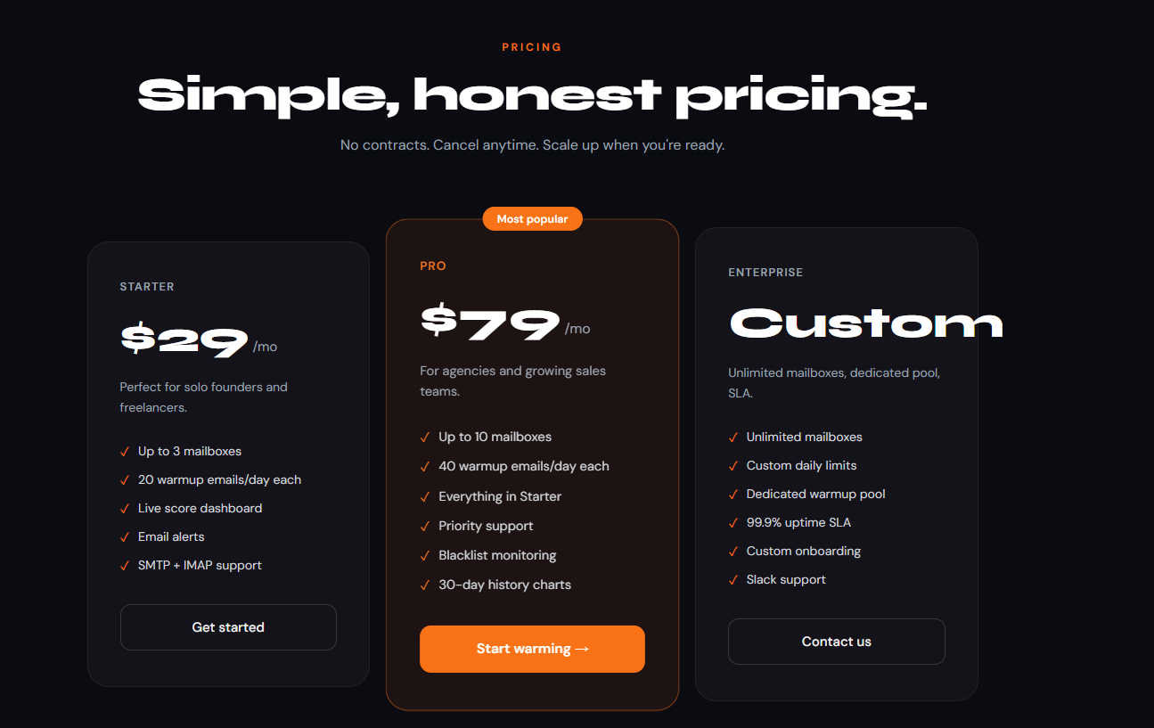 WarmInbox — Email Warmup gallery image