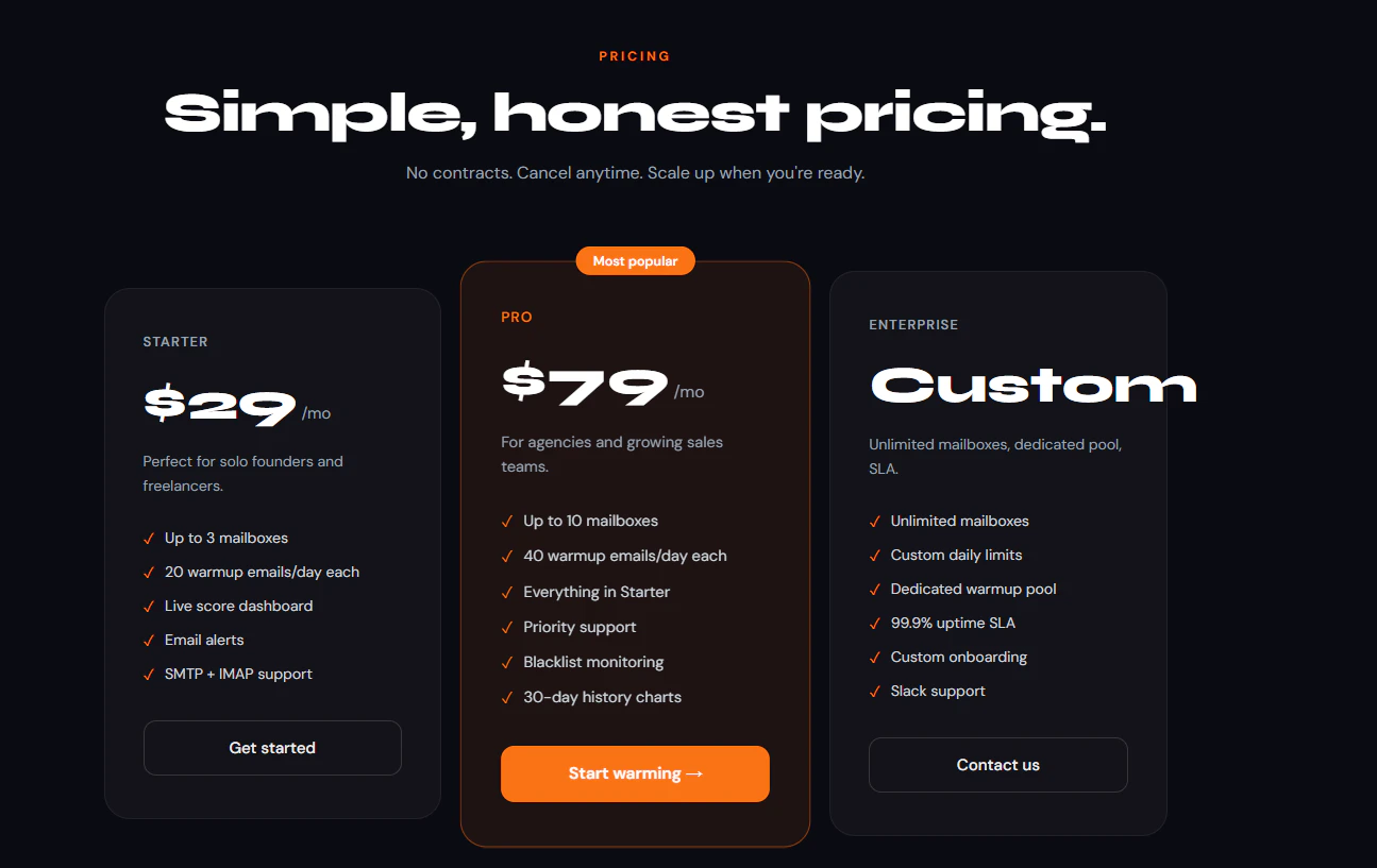 WarmInbox — Email Warmup screenshot 2