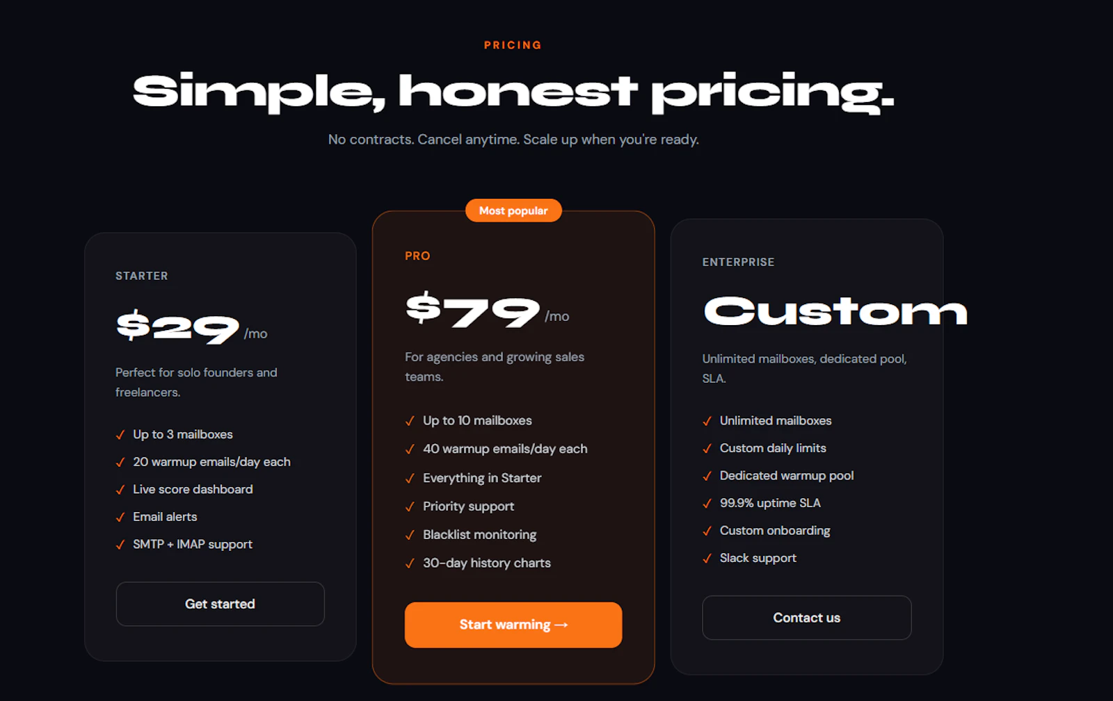 WarmInbox — Email Warmup screenshot 2