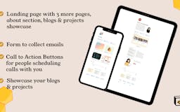 Notion Personal Website Template media 2