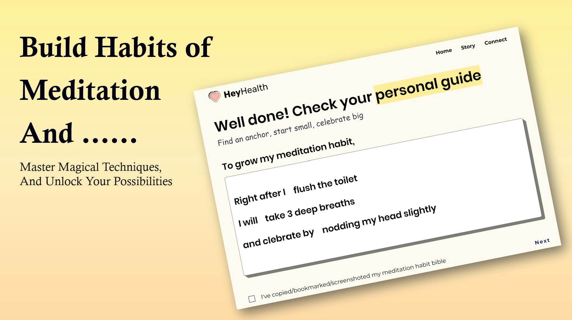 HeyHealth - Grow Meditation Habit gallery image