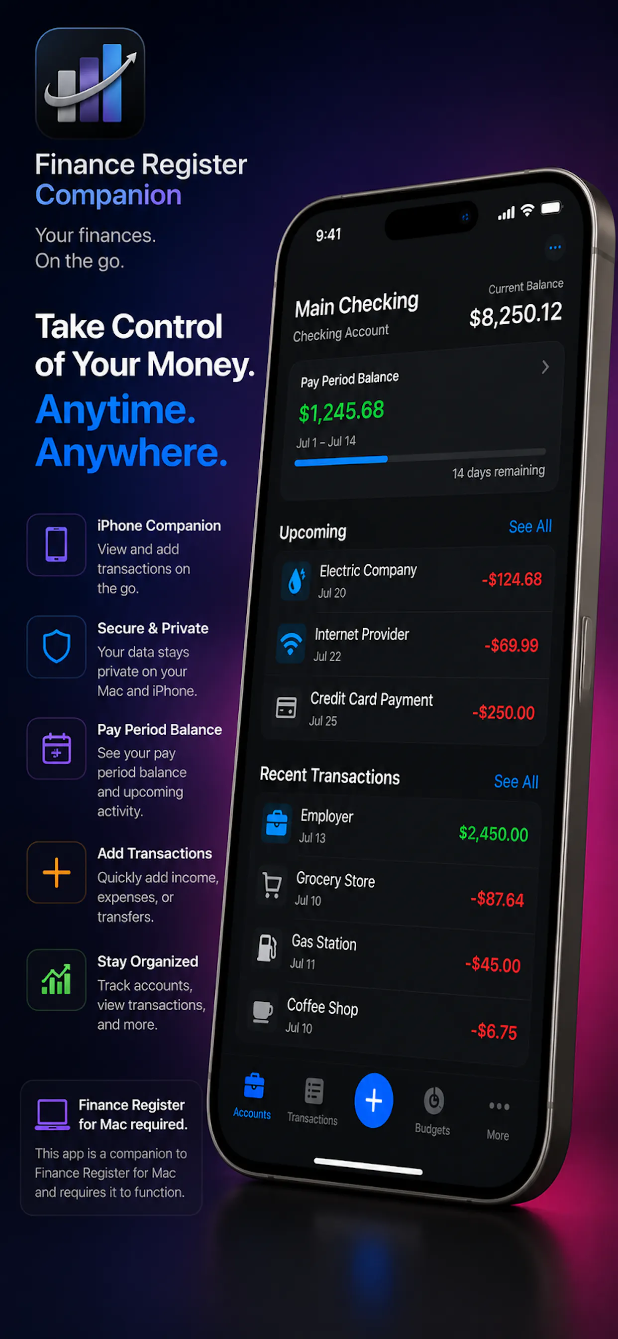 Finance Register gallery image