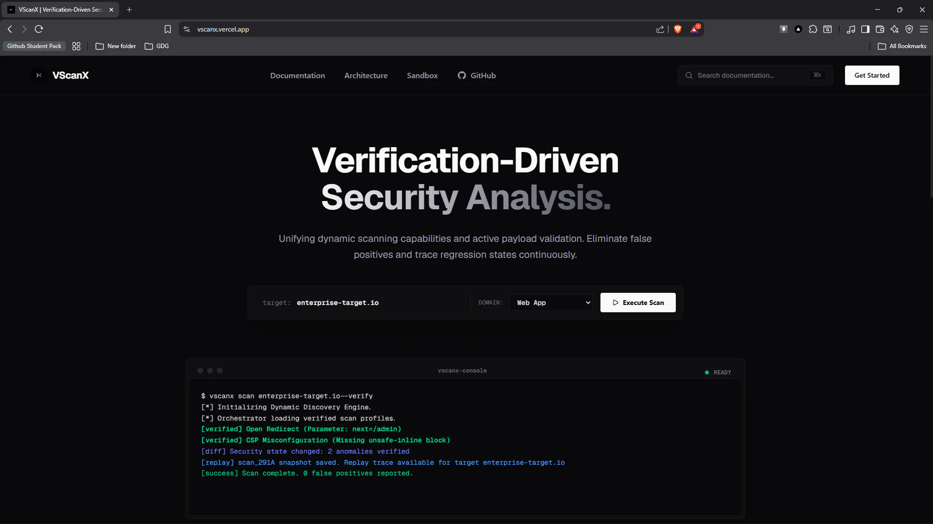 VScanX screenshot 2