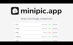 Minipic - Compress Images Superfast media 1