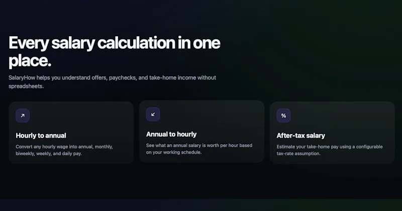 SalaryHow screenshot 2