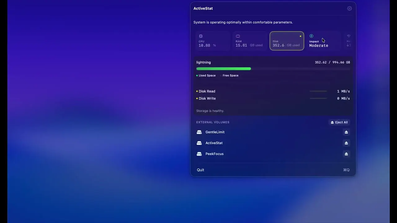 ActiveStat gallery image