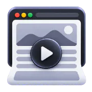 Website Scroll Video
