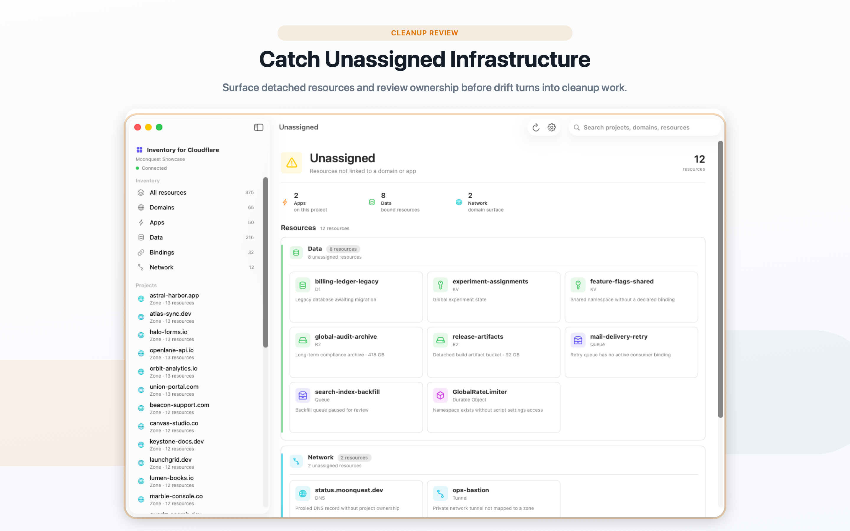 Inventory for Cloudflare gallery image