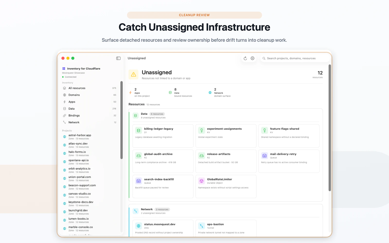 Inventory for Cloudflare screenshot 1