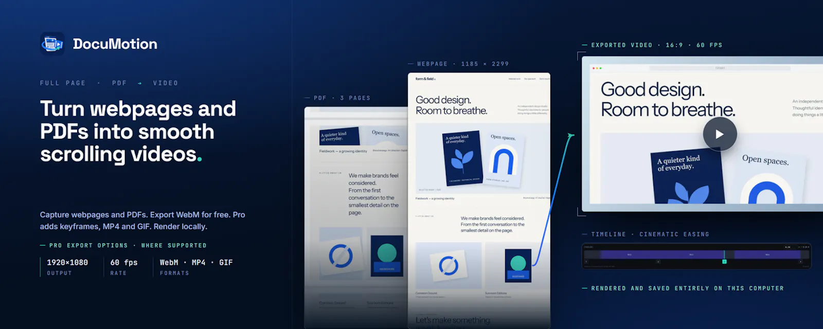 DocuMotion | Webpage & PDF to Video screenshot 2