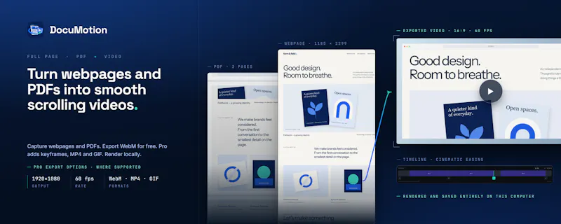DocuMotion | Webpage & PDF to Video screenshot 2
