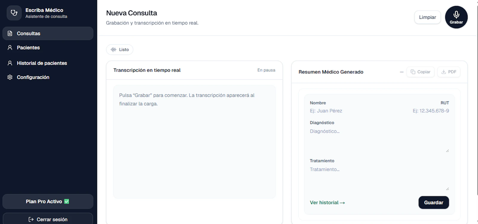 Escriba Médico screenshot 4