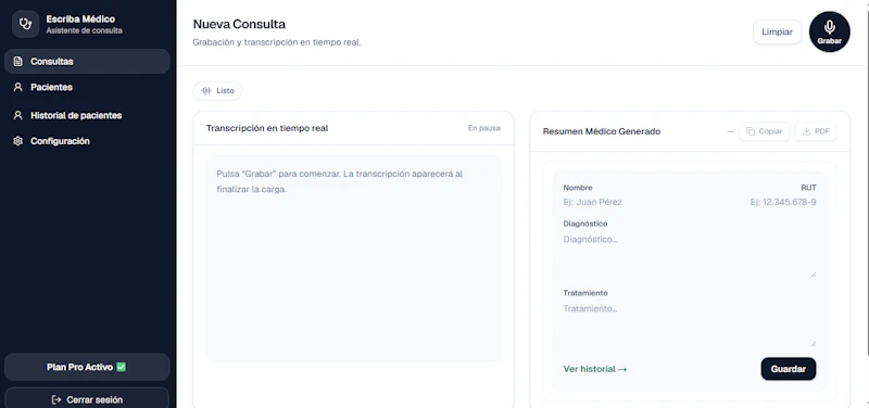 Escriba Médico screenshot 4