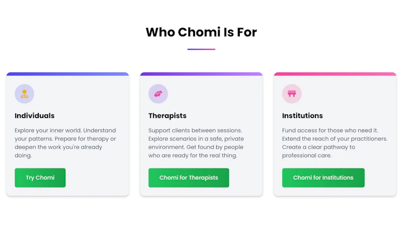 Chomi screenshot 1