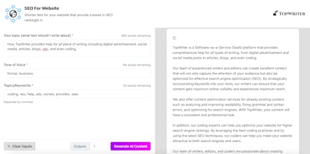 TopWriter gallery image