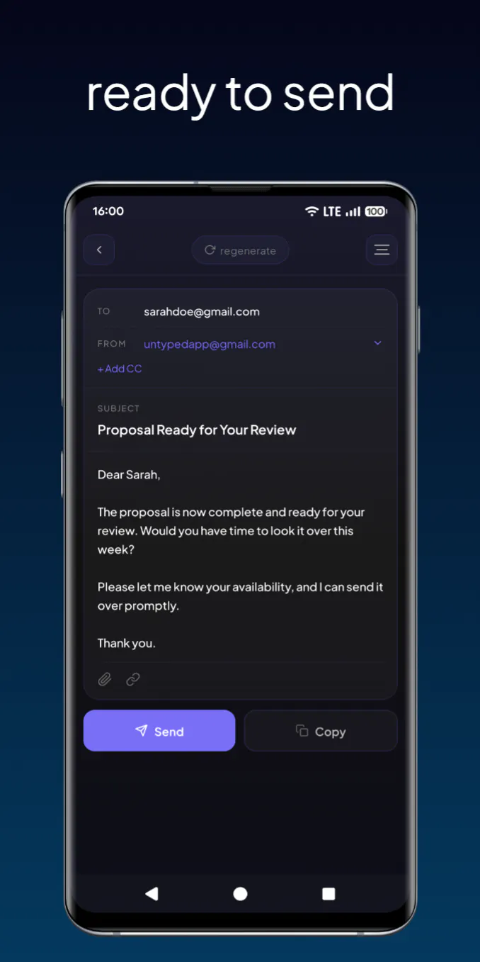 Untyped — Voice to Email gallery image