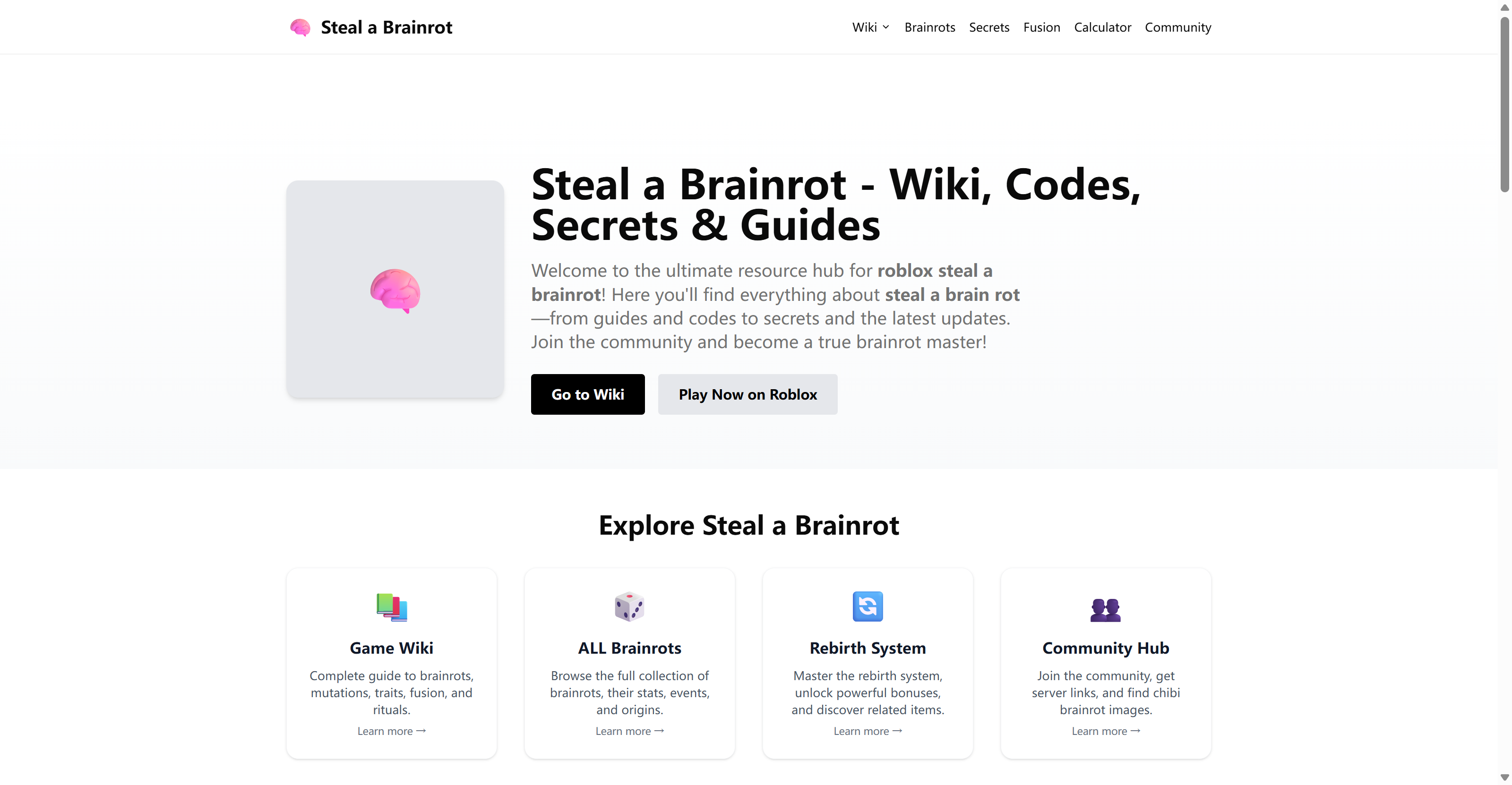 Media Steal a Brainrot - Wiki, codes, secrets & guides 1