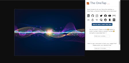 The One Tap gallery image