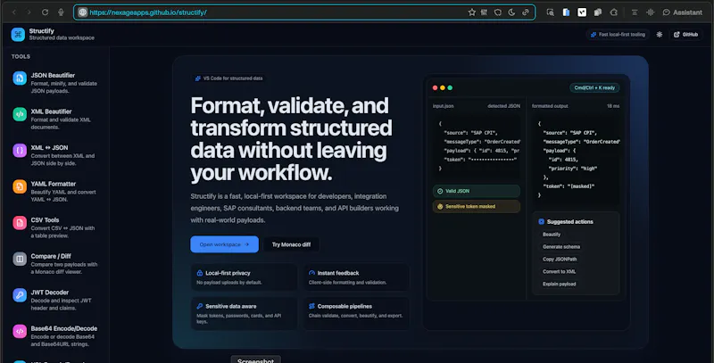 Structify screenshot 2