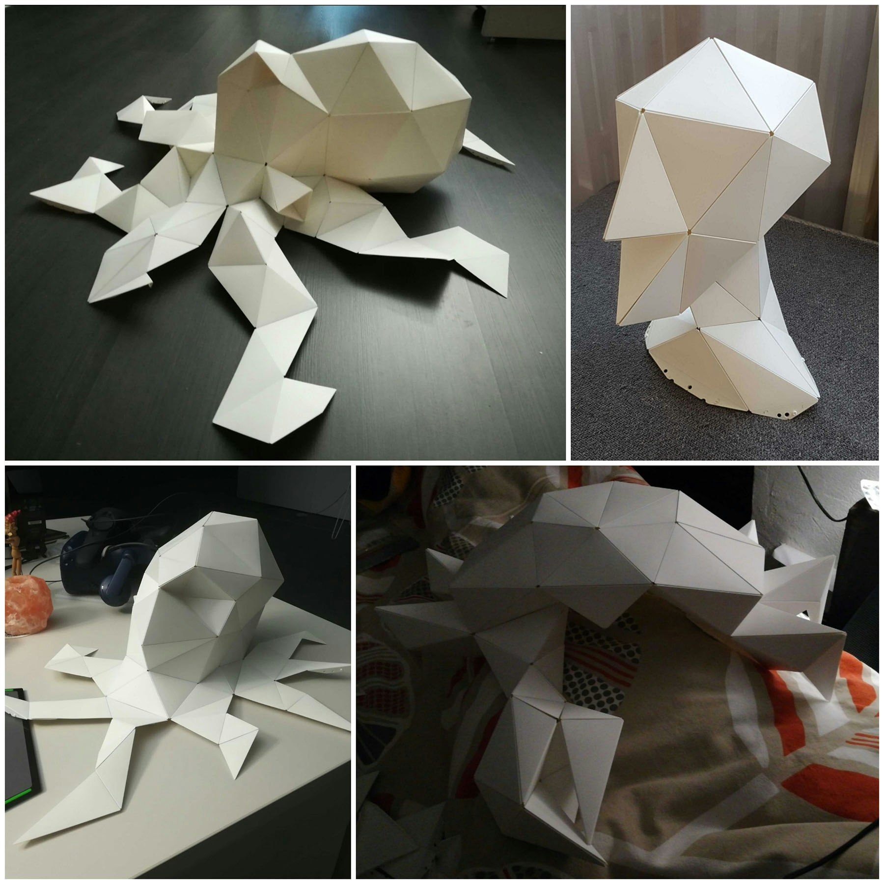 Carapace: prima puzzle 3D di origami fai -da -te media 9