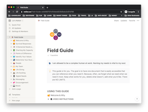 Name Your Needs at Work w/ Notion gallery image