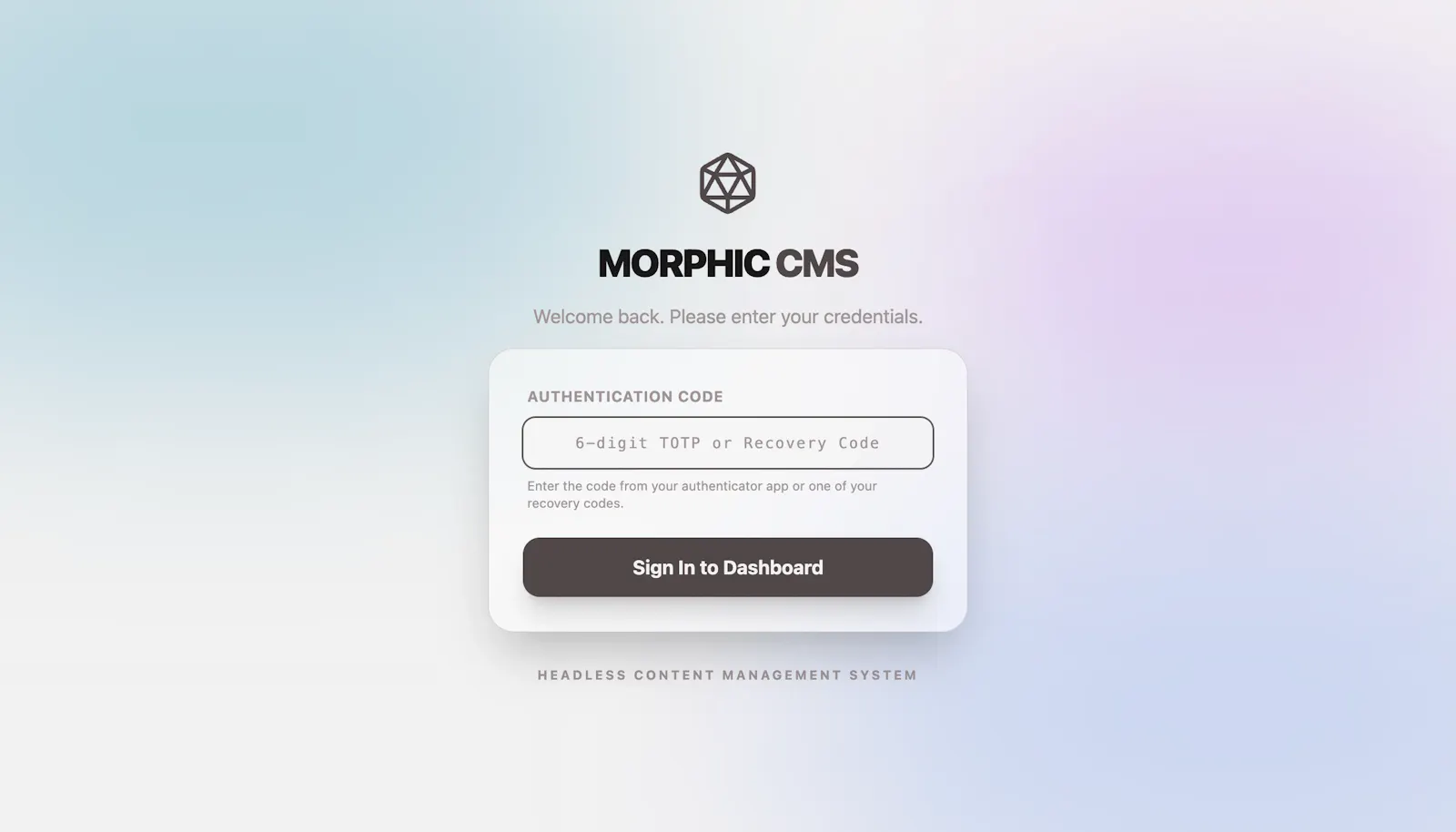Morphic CMS screenshot 3