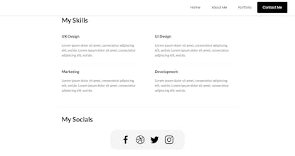 Portfolio Template for Carrd gallery image